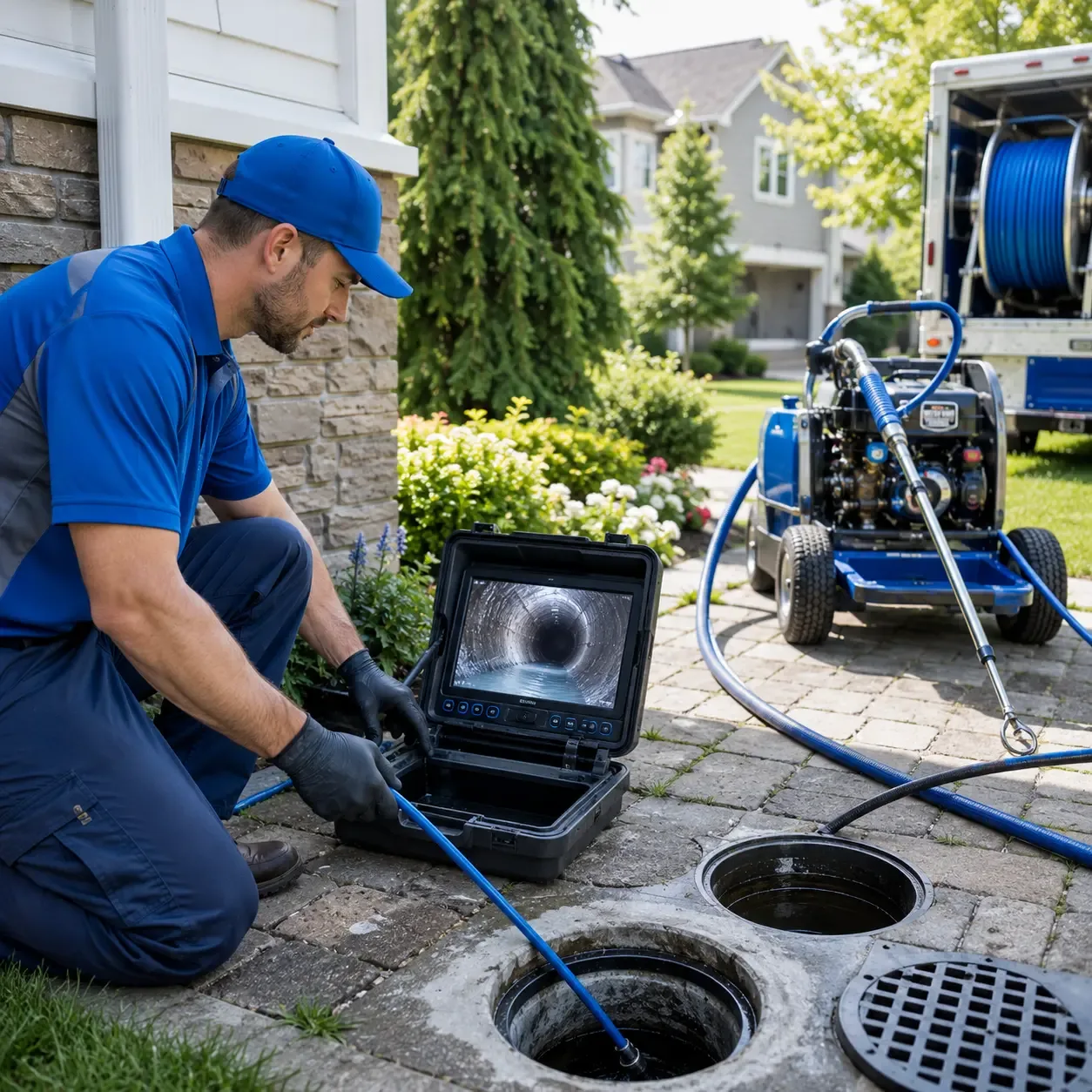 Outdoor drain cleaning professionals serving Masterson, TX